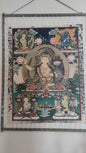 [Intangible Cultural Heritage: A Masterpiece of Artistry] REGONG Thangka—Hand-painted with natural mineral pigments, designated as a National Intangible Cultural Heritage, free shipping included