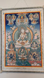 [Intangible Cultural Heritage: A Masterpiece of Artistry] REGONG Thangka—Hand-painted with natural mineral pigments, designated as a National Intangible Cultural Heritage, free shipping included
