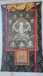 [Intangible Cultural Heritage: A Masterpiece of Artistry] REGONG Thangka—Hand-painted with natural mineral pigments, designated as a National Intangible Cultural Heritage, free shipping included