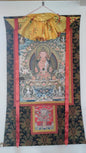 [Intangible Cultural Heritage: A Masterpiece of Artistry] REGONG Thangka—Hand-painted with natural mineral pigments, designated as a National Intangible Cultural Heritage, free shipping included