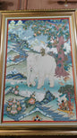 [Intangible Cultural Heritage: A Masterpiece of Artistry] REGONG Thangka—Hand-painted with natural mineral pigments, designated as a National Intangible Cultural Heritage, free shipping included