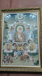 [Intangible Cultural Heritage: A Masterpiece of Artistry] REGONG Thangka—Hand-painted with natural mineral pigments, designated as a National Intangible Cultural Heritage, free shipping included